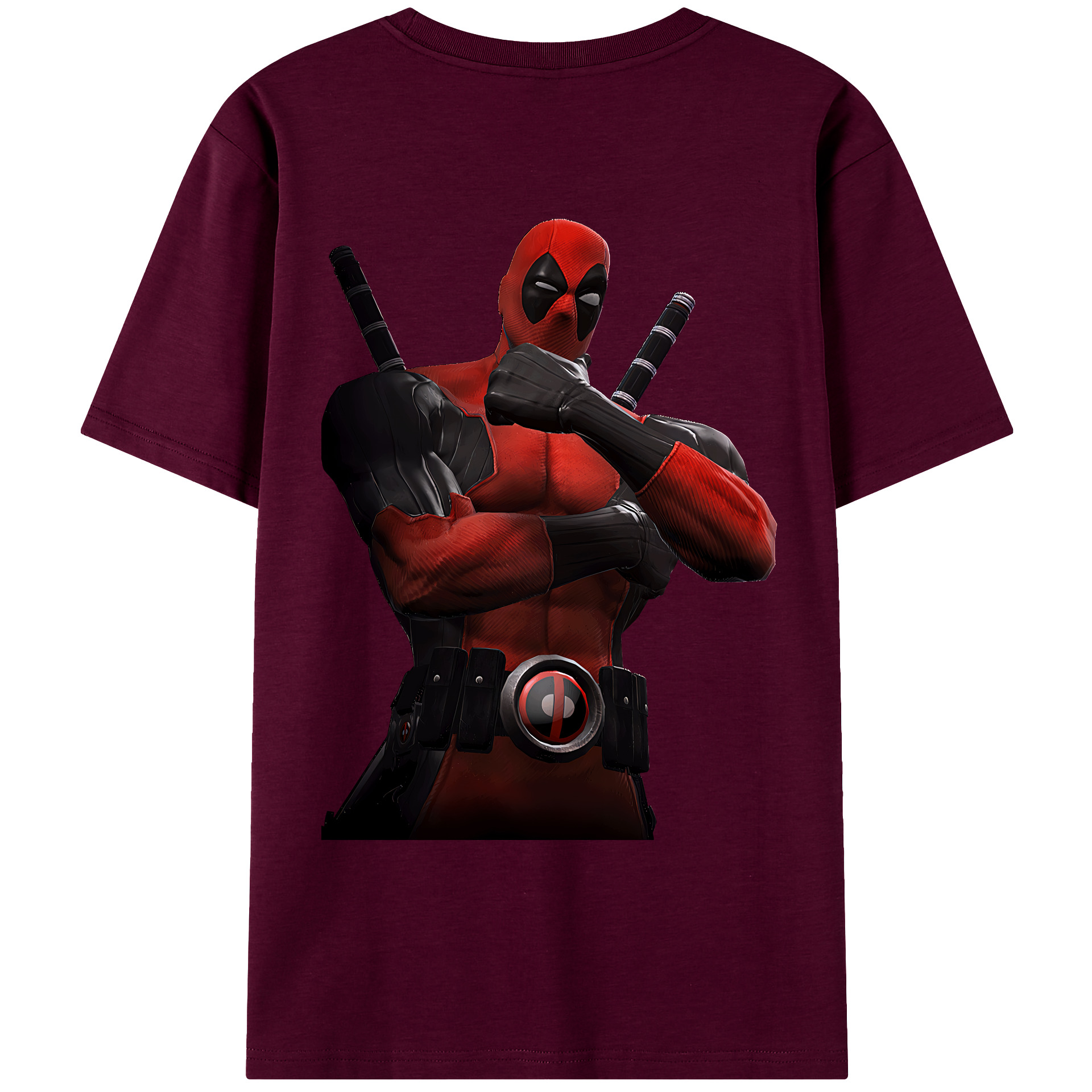 （画像用） Deadpool デッドプール レディース半袖Tシャツ(バックプリント)